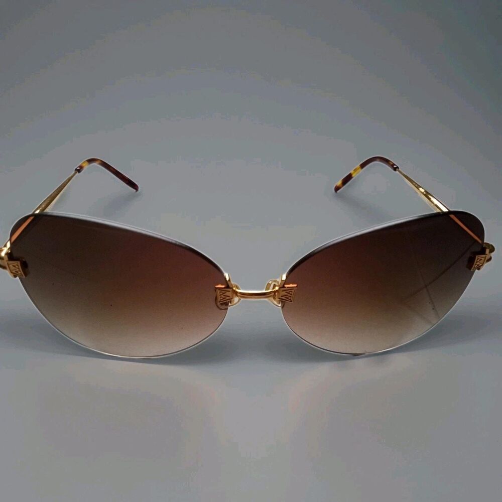 Elegant Luxury Madame Wildfox Sunglasses Women 65mm Rimless Butterfly EMTMAD000